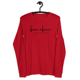 FREE AFRICA T-shirt Unisexe Manches Longues