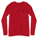 LOGO LEOPARD SUR LE COTE BRODE T-shirt Unisexe à Manches Longues