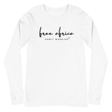 FREE AFRICA T-shirt Unisexe Manches Longues