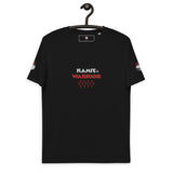KAMIT IS WARRIOR Brodé T-shirt unisexe en coton biologique