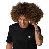 LOGO LEOPARD SUR LE COTE BRODE T-shirt unisexe 100% coton Bio