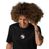 LOGO LEOPARD Brodé T-shirt unisexe 100% coton Bio
