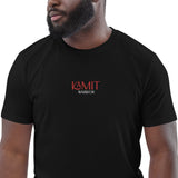 KAMIT WARRIOR LOGO 3 Brodé T-shirt unisexe 100% coton Bio