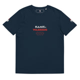 KAMIT IS WARRIOR Brodé T-shirt unisexe en coton biologique