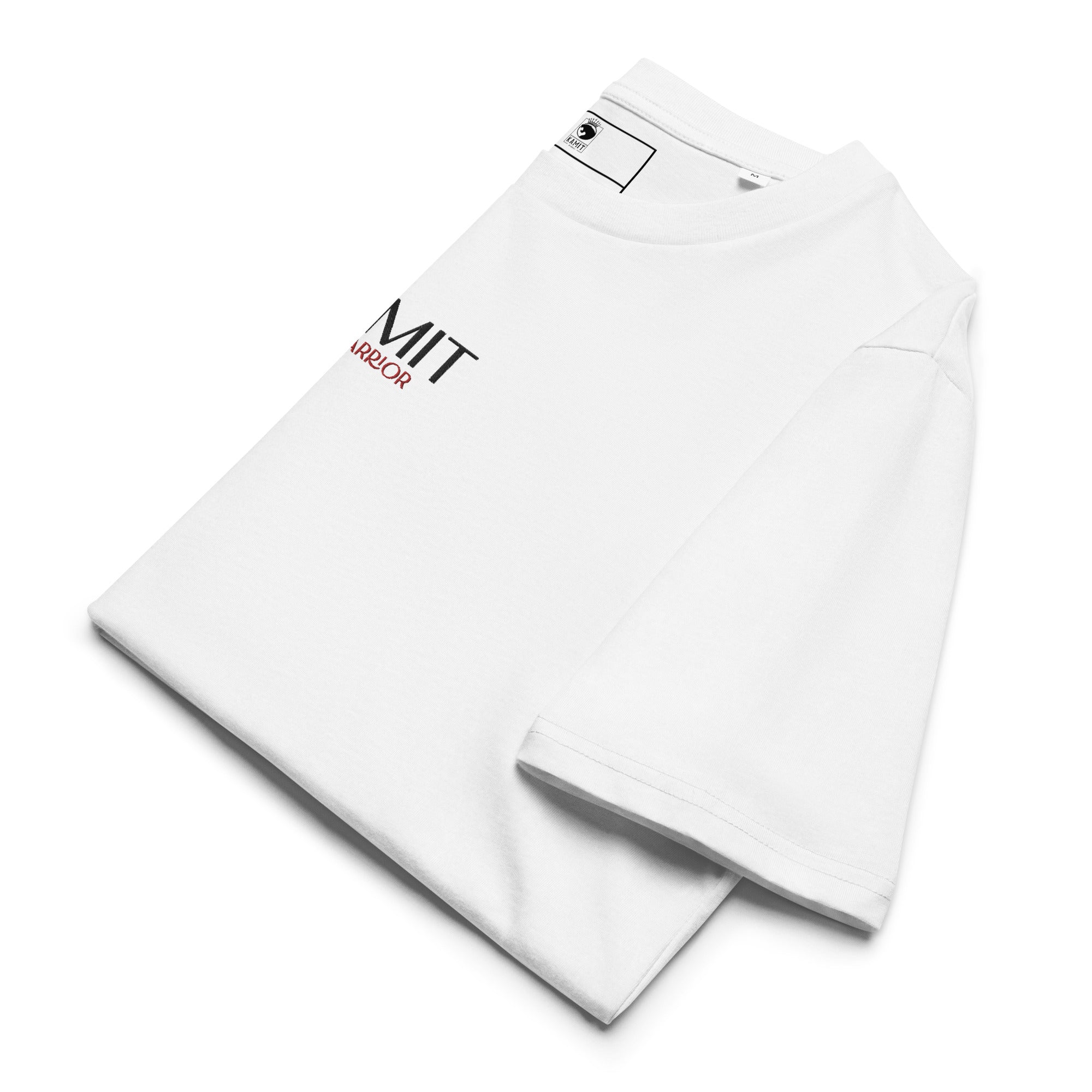 KAMIT WARRIOR LOGO 3 Brodé T-shirt unisexe 100% coton Bio