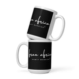 FREE AFRICA Grand Mug Blanc Brillant