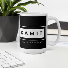 KAMIT TOUT SIMPLEMENT Grand Mug blanc brillant