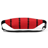 JUST KAMIT Sac Banane Rouge et Blanc