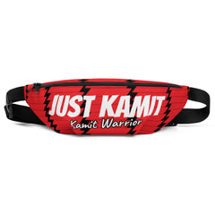 JUST KAMIT Sac Banane Rouge et Blanc