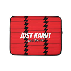 JUST KAMIT Housse Ordinateur Portable Rouge et Blanc