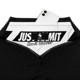 JUST KAMIT Legging de sport Noir et Blanc