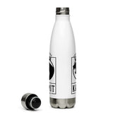 KAMIT WARRIOR LOGO Noir Bouteille en acier inoxydable