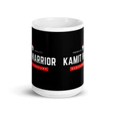 KAMIT WARRIOR CLOTHING CO. Grand Mug Blanc Brillant