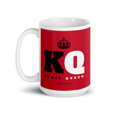 KAMIT QUEEN Grand Mug Blanc Brillant