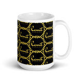 KAMIT WARRIOR ENERGIE SPIRALE Grand Mug Blanc Brillant